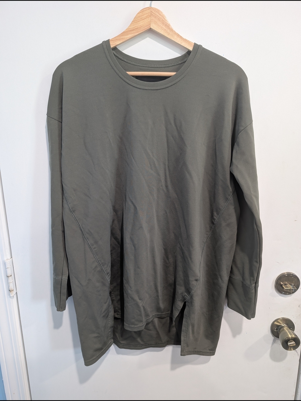Bitte Kai Rand Ponte De Roma "Judi" 3/4 Sleeve Blouse Olive Green Size Small